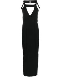 Rick Owens - Cut-Out Sleeveless Maxi Dress - Lyst