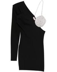 Nue - Crystal-Embellished One-Shoulder Dress - Lyst