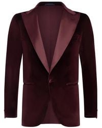 Franzese Collection - Peak-Lapel Single-Breasted Blazer - Lyst