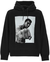 Sacai - Muhammad Ali Graphic-Print Oversized Hoodie - Lyst