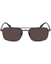 Lacoste - Geometric-Frame Sunglasses - Lyst