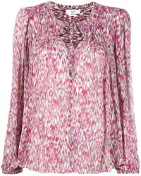 Isabel Marant - Abstract-Print Blouse - Lyst