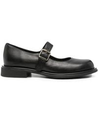 ADRIANNA FERETTI - Buckle-Strap Leather Pumps - Lyst