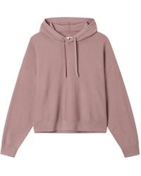 Izzue - Drawstring Hooded Sweatshirt - Lyst