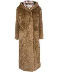 Herno - Faux-Fur Hooded Coat - Lyst