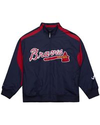 Mitchell & Ness - Mlb 2005 Atlanta Braves Cooperstown Zip-Up Jacket - Lyst