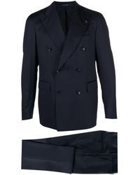 Tagliatore - Peak-lapels Double-breasted Suit - Lyst