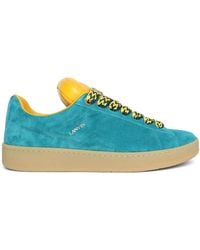 Lanvin - X Future Hyper Curb Sneakers Aus Wildleder - Lyst