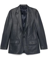 Carter Young - Leather Blazer - Lyst