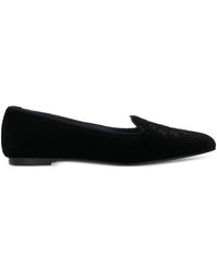 Castañer - Floral-Embroidery Loafers - Lyst