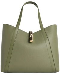 Furla - Goccia Top-Handle Leather Tote Bag - Lyst
