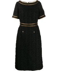 Gucci Tweed Jurk - Zwart