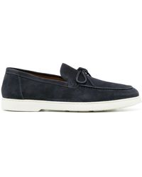 Doucal's - Lace-up Suede Loafers - Lyst