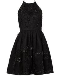 Oscar de la Renta - Rückenfreies Kleid Mit Verzierungen - Lyst