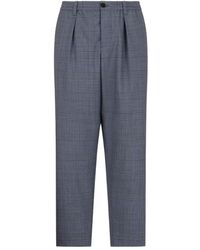 Marni - Checked Pleated Trousers - Lyst