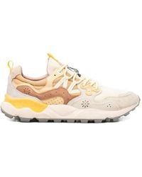 Flower Mountain - Yamano 3 Perforated Panelled Sneakers - Lyst