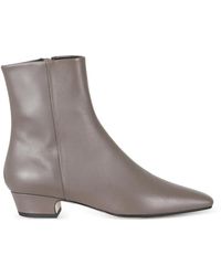 Aeyde - Bottines Lilia À Bout Carré - Lyst
