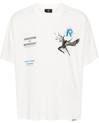 Represent - T-shirt Met Print - Lyst