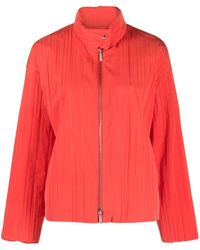 Emporio Armani - Pleated Water-repellent Jacket - Lyst