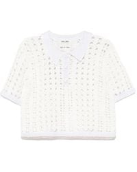 Forte Forte - Gestricktes Poloshirt - Lyst