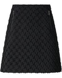 Bogner - Joselyn Chevron-Design Mini Skirt - Lyst