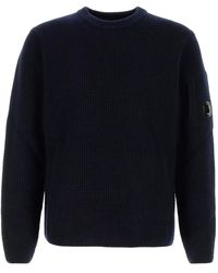 C.P. Company - Pocket Wool Blend Sweater - Lyst