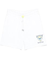 CASABLANCA - Tennis Club Icon Sweatshorts - Lyst