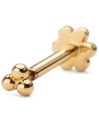 Maria Tash - 18Kt Ball Trinity Single Earring - Lyst