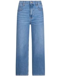 Liu Jo - Five-Pockets Cropped Jeans - Lyst