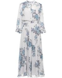 Marella - Mllmastro Floral-Print Button-Up Midi Dress - Lyst