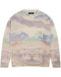 Amiri - Trui Met Tie-Dye Print - Lyst