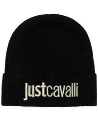 Just Cavalli - Logo Embrodery Beanie - Lyst