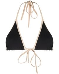TOTEME - Stripe Tie Bikini Top - Lyst