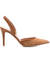 Gianvito Rossi - Shoes Suede+Lamb Luggage+Sedona - Lyst