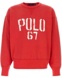 Polo Ralph Lauren - Logo-Print Sweatshirt - Lyst
