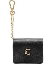 Coccinelle - Leather Clasp-Keyring Headphones Case - Lyst