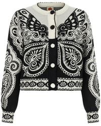 FARM Rio - Arabesque Jacquard Cardigan - Lyst