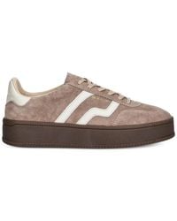 GANT - Suede Platform Sneakers - Lyst