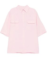 Willy Chavarria - Corcoran Short-Sleeve Flap-Pocket Shirt - Lyst