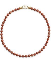 Monica Vinader - Ochre Jasper Necklace - Lyst