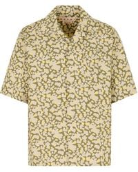 Marni - Short-Sleeve Abstract-Print Shirt - Lyst