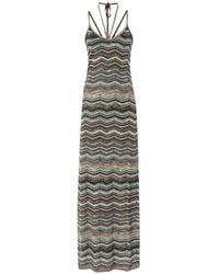 Missoni - Zigzag-Knit Sequin-Embellished Dress - Lyst