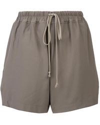 Rick Owens - Elasticated Drawstring Shorts - Lyst