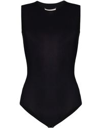 Maison Margiela - Round Neck Jersey Bodysuit - Lyst