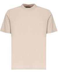 Giuliano Galiano - Round-Neck Short-Sleeves T-Shirt - Lyst