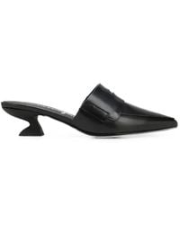Ferragamo - Pointed-Toe Sculpted Mules - Lyst