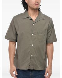BERNER KUHL - Contrast-Stitch Short-Sleeve Shirt - Lyst