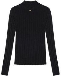 Amiri - Geribbelde Top - Lyst