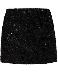 IRO - Sequin-Embellished Mini Skirt - Lyst