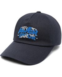 Adererror - Edca Logo-Embroidered Cotton Cap - Lyst
